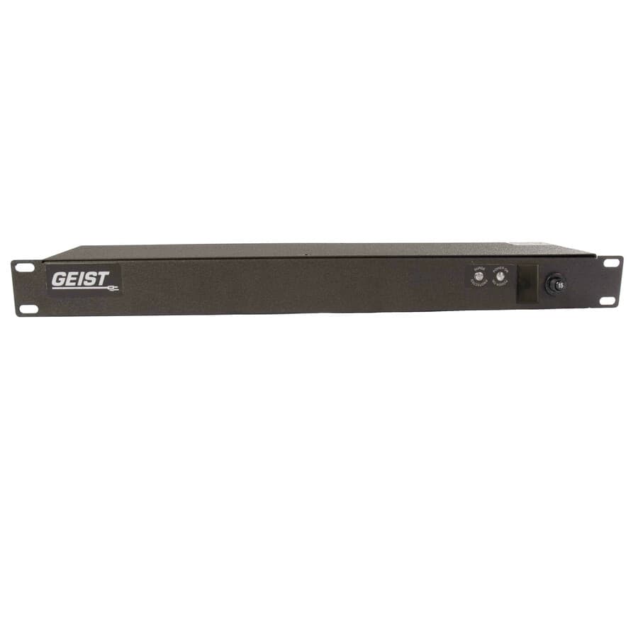 Vertiv 1U basic surge PDU with 6 NEMA 5-15R outlets, 120 V 15 A rack mount