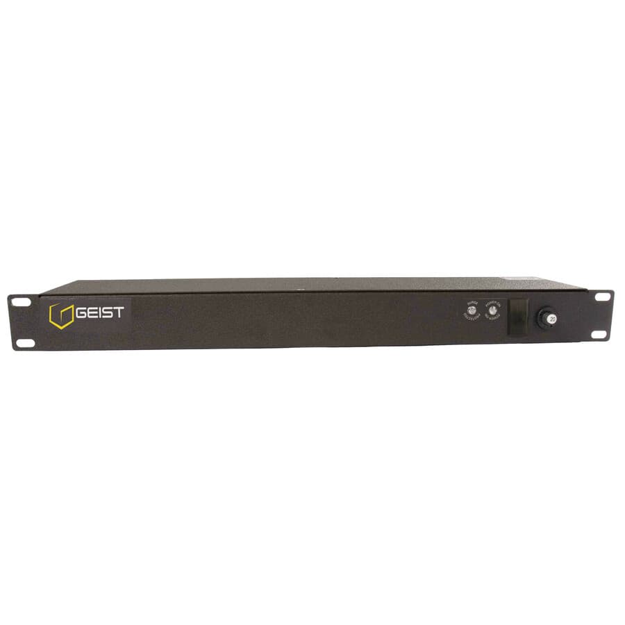 Vertiv 38037 1U 20A 120V basic surge PDU with six NEMA 5-20R outlets