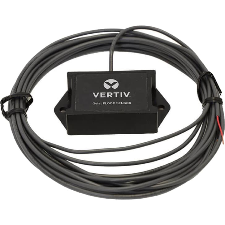 Vertiv FS-15 conductivity-based water leak sensor with 15 ft cable for environmental monitoring