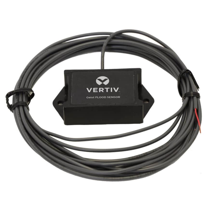 Vertiv FS-100 flood sensor with 100 ft cable for water detection in critical infrastructure