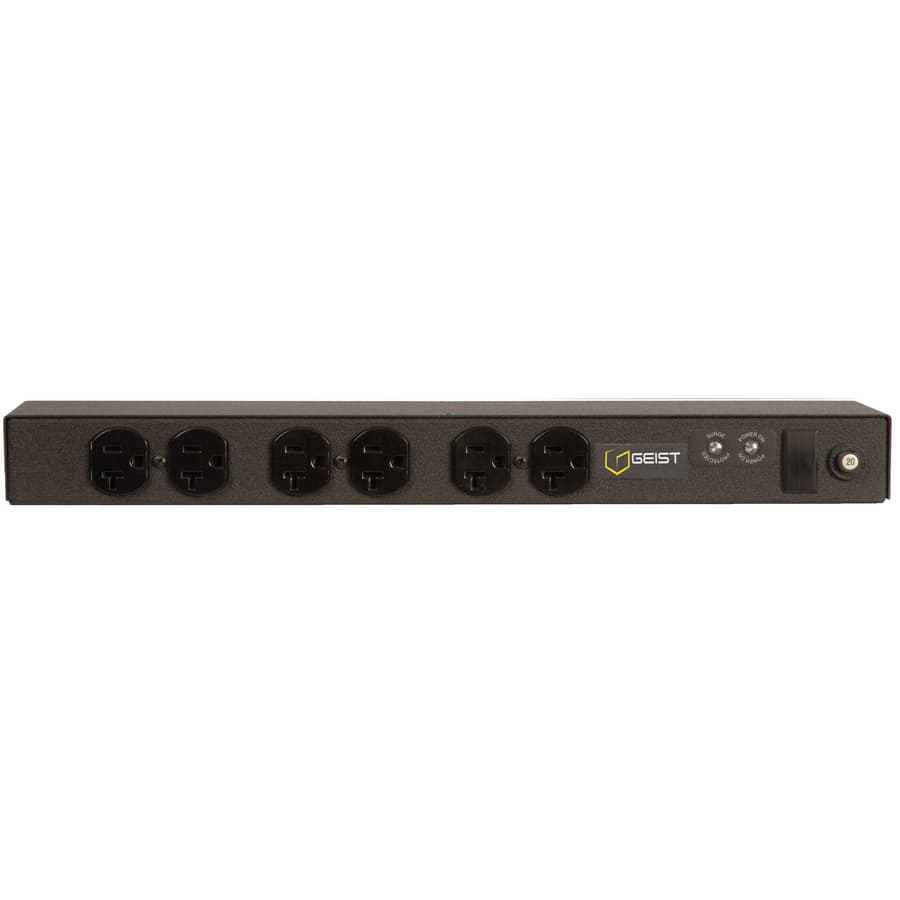 Vertiv 11266VH basic surge rack PDU for 20 amp 120 volt 1.9 kilowatt power distribution