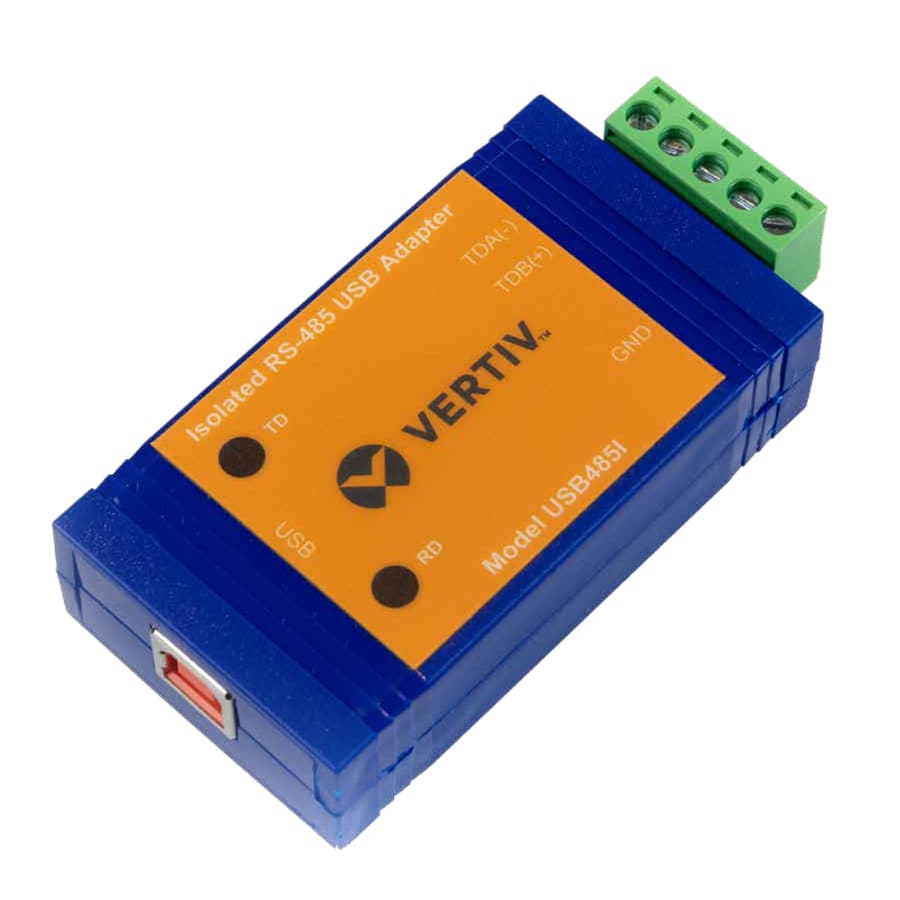 Vertiv USB485I USB to RS-485 adapter for industrial serial connectivity
