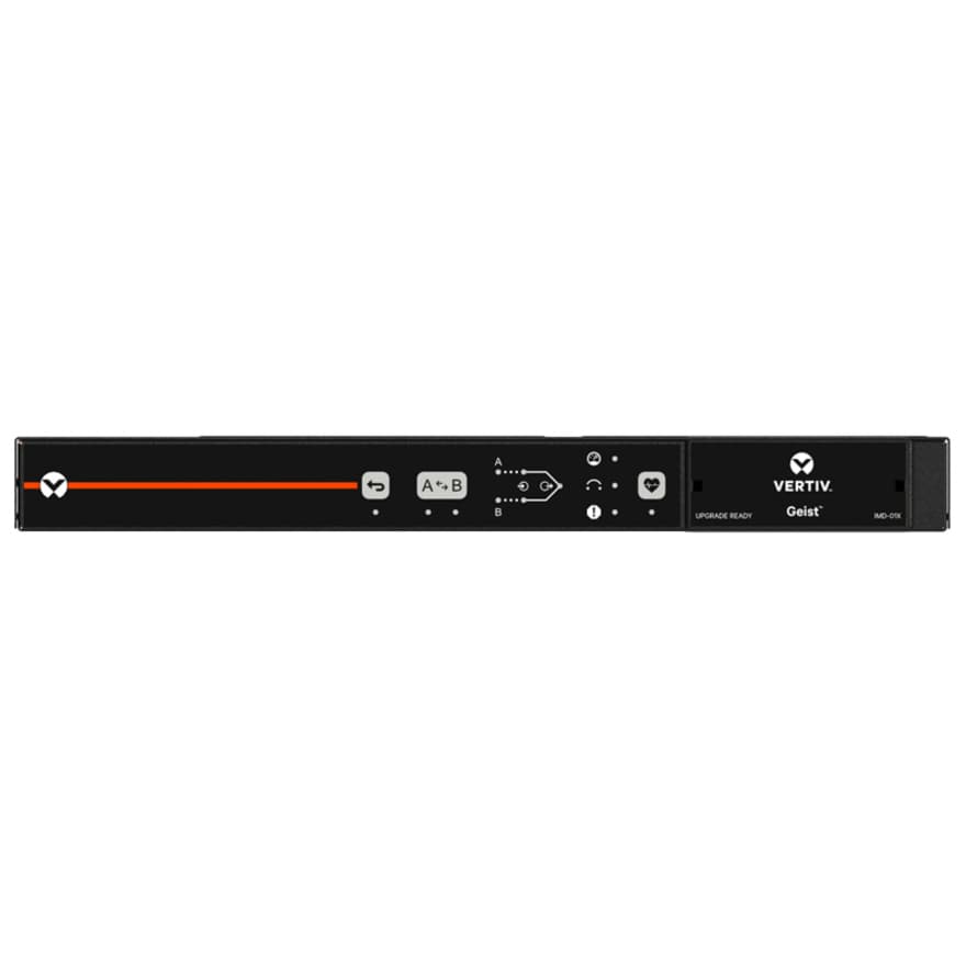 Vertiv rack transfer switch rated 16 A 20 A 120 V 208 V for rack power continuity