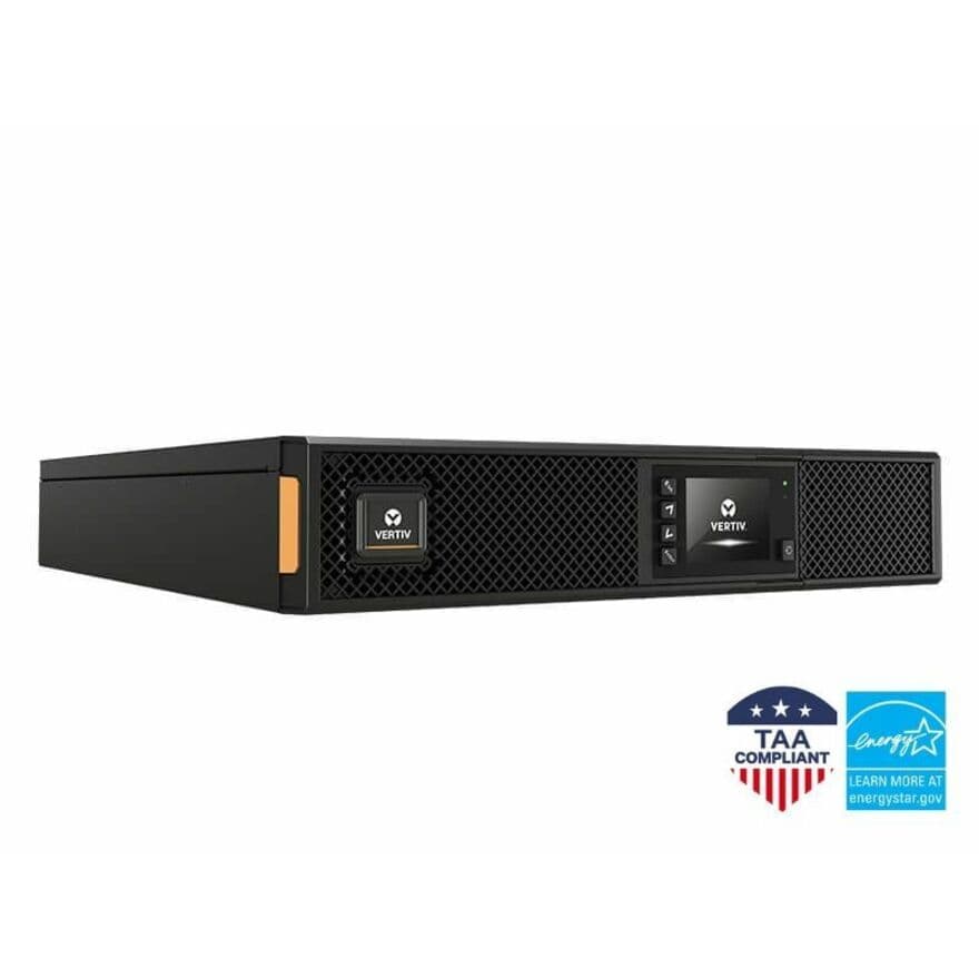 Vertiv GXT5 TAA 72V external battery cabinet, 2U rack-mount UPS battery expansion