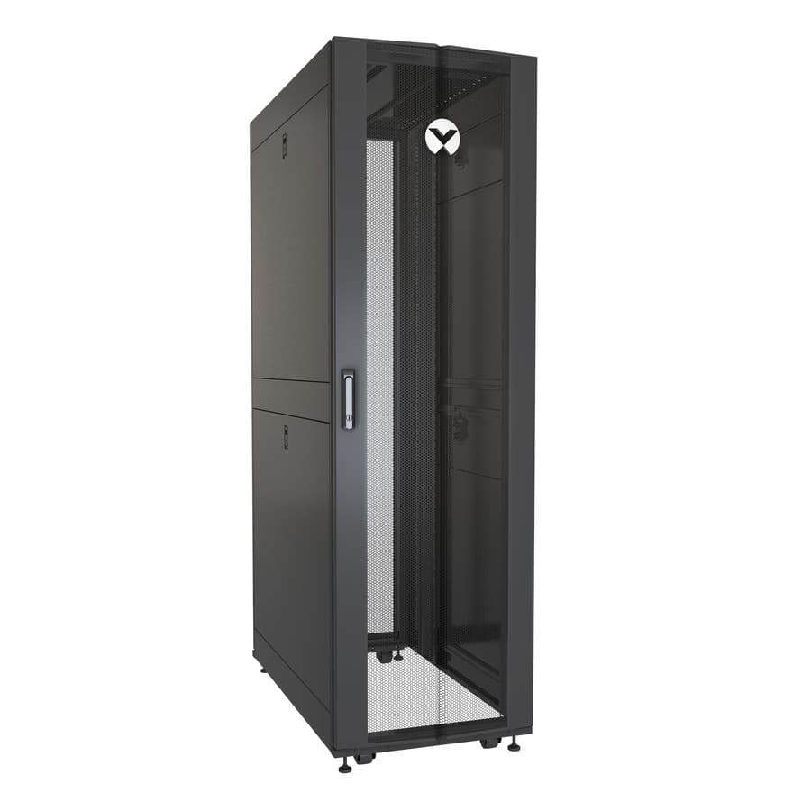 Vertiv VR3100-007 42U rack enclosure, 600 mm wide and 1,100 mm deep