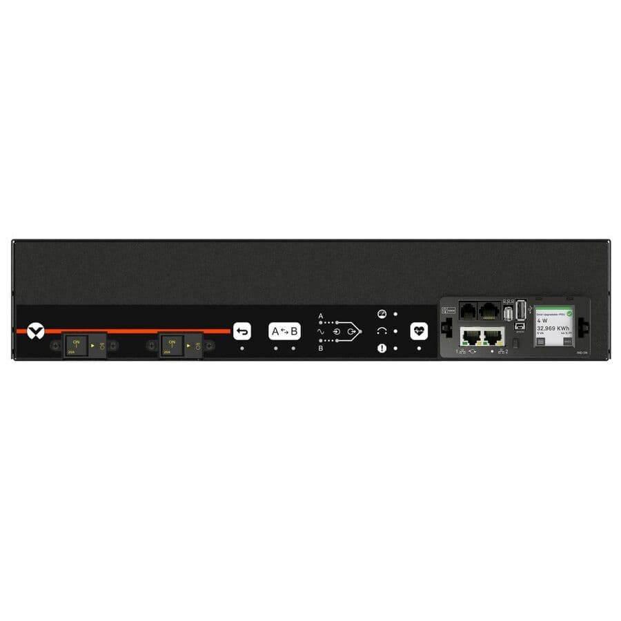 RPDU, RACK TRANSFER SWITCH MONITORED OUTLET LEVEL, 30A, 120V, 2.8KW, HORIZONTAL, view 3