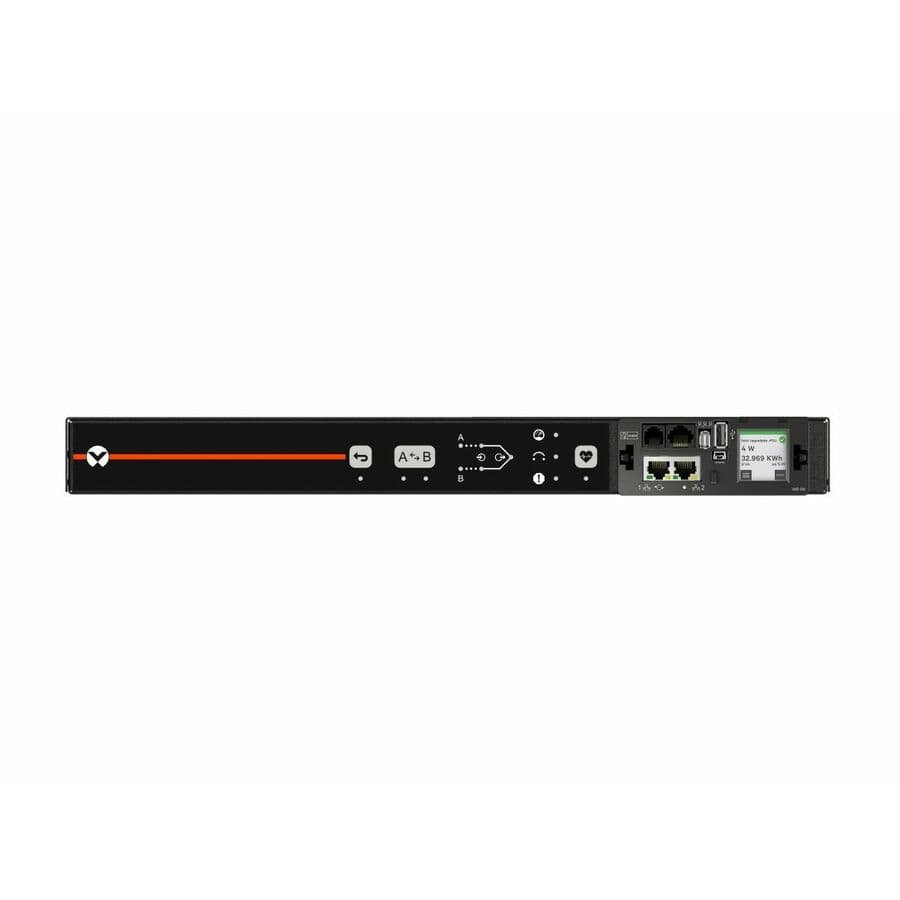 RPDU, RACK TRANSFER SWITCH MONITORED UNIT LEVEL, 30/32A, 200-240V, 7.3KW, HORIZO view 3