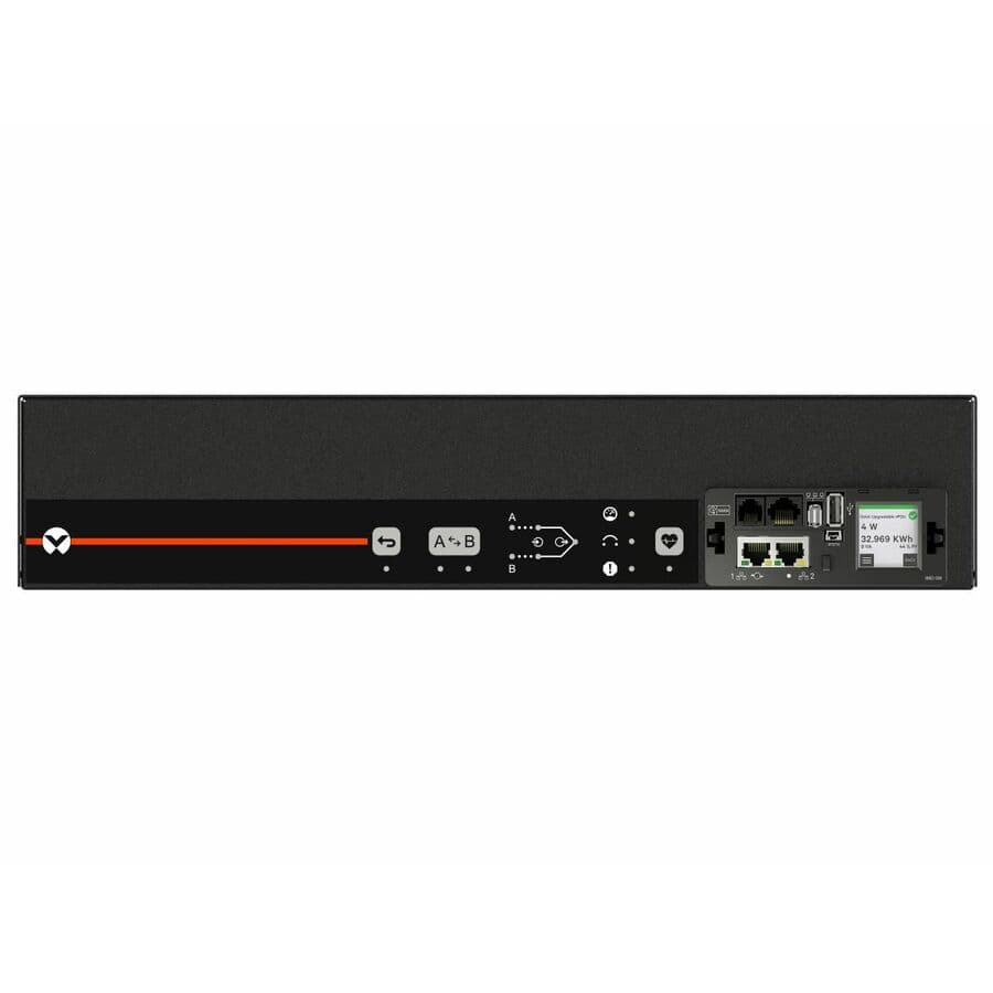 RPDU, RACK TRANSFER SWITCH MONITORED UNIT LEVEL, 20A, 120V, 1.9KW, HORIZONTAL, ( view 3
