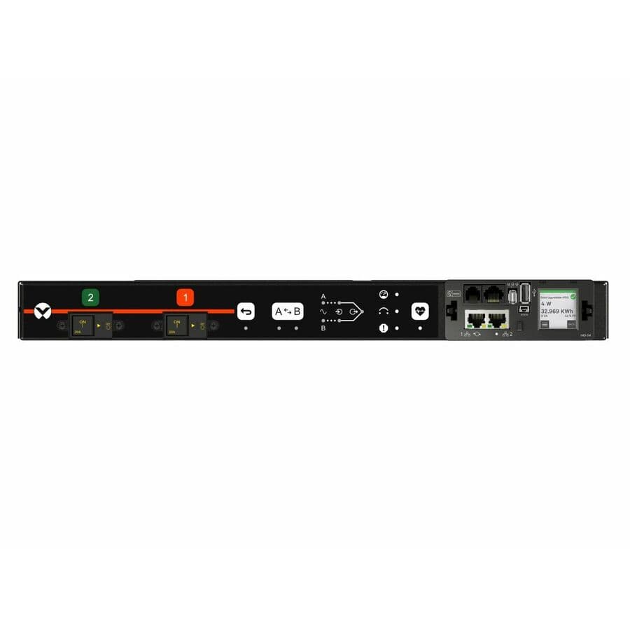 RPDU, RACK TRANSFER SWITCH MONITORED UNIT LEVEL, 30A, 208V, 4.9KW, HORIZONTAL, ( view 3