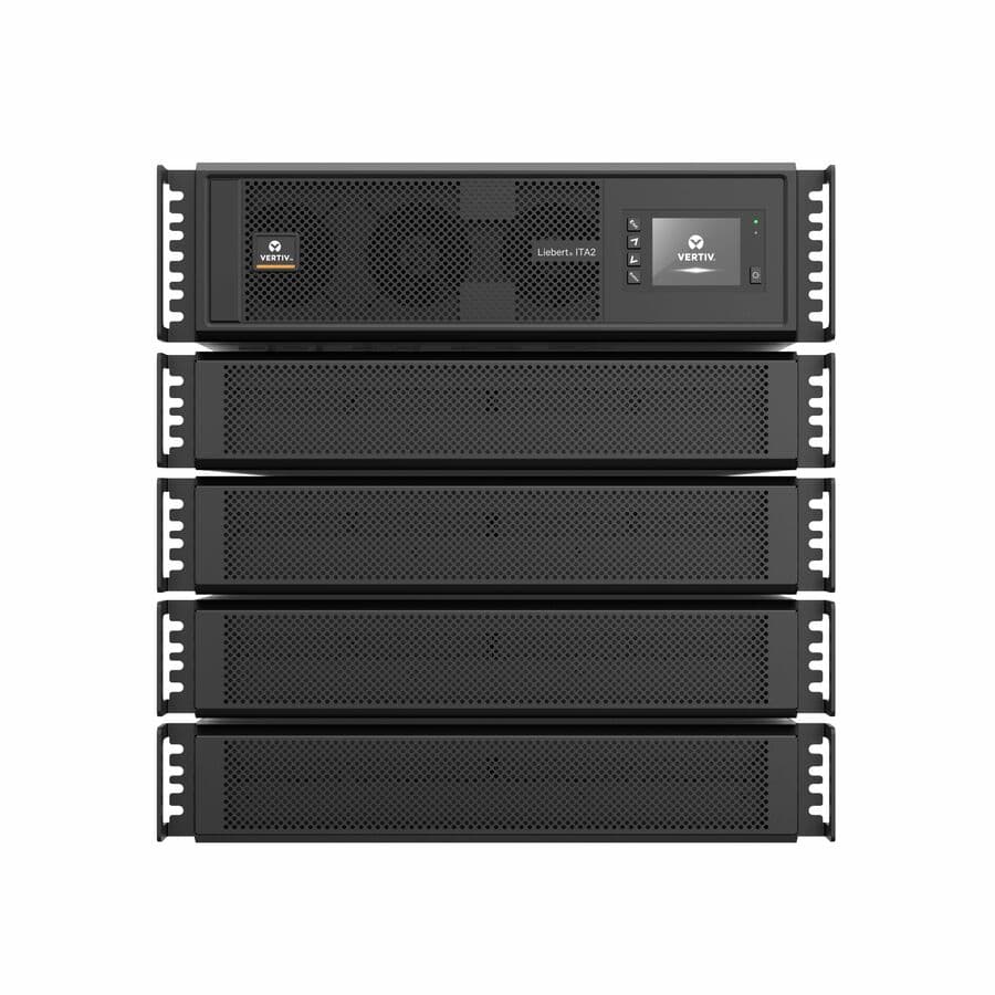 Vertiv ITA2 20KVA 208V VRLA rack-mount UPS bundle for enterprise backup power