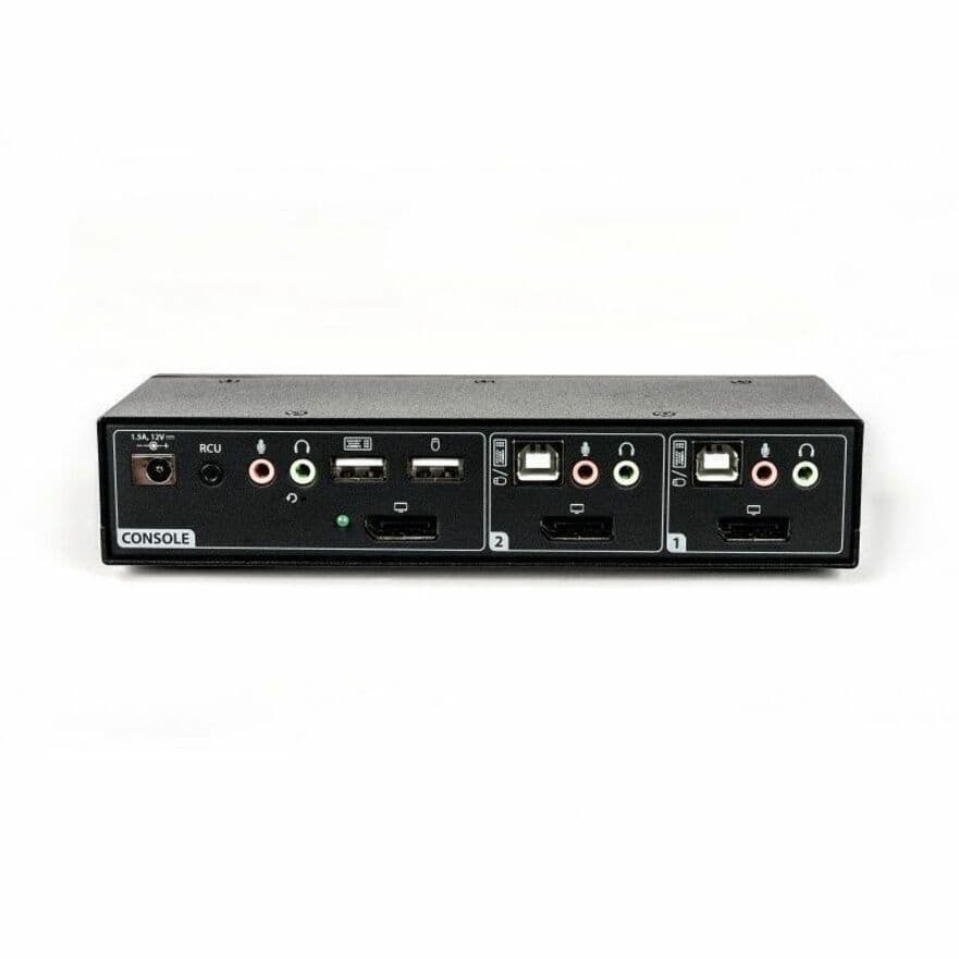 Vertiv Avocent SV220D-001 desktop KVM switch with DisplayPort support and compact form factor