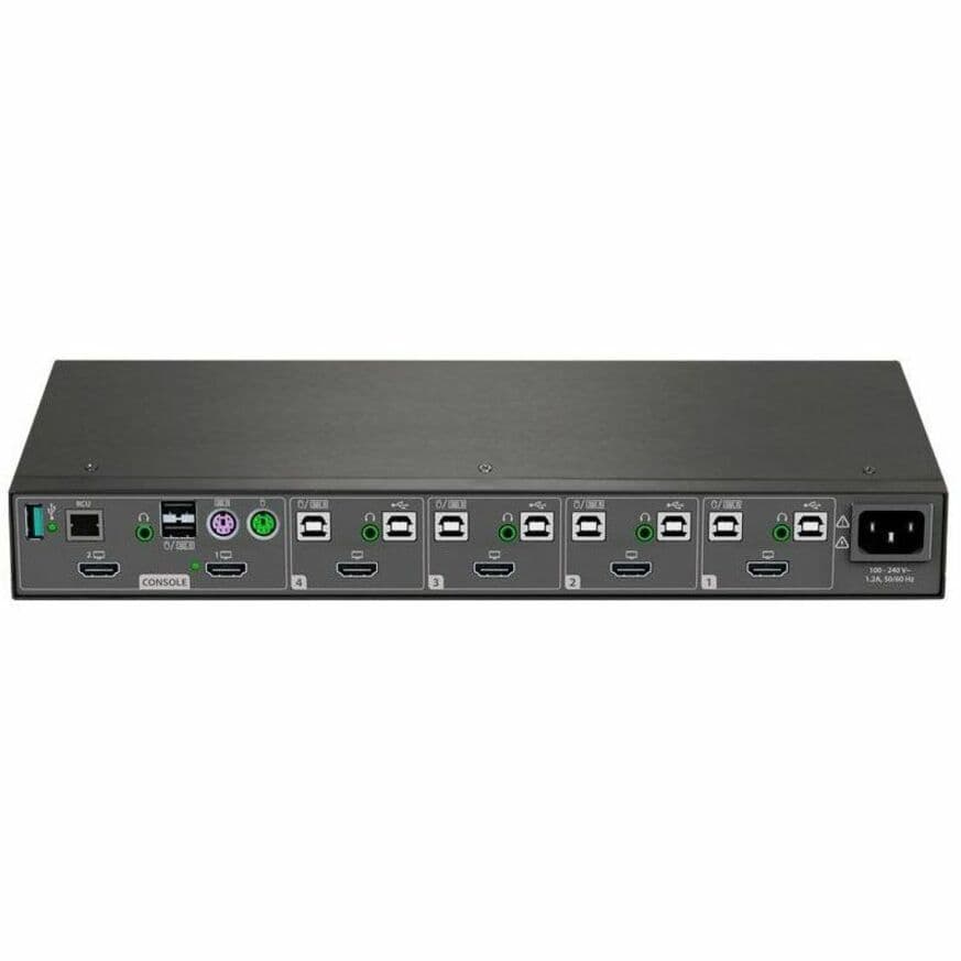 Vertiv SCM145H-001 4-port HDMI secure KVM switch with USB and TAA compliance