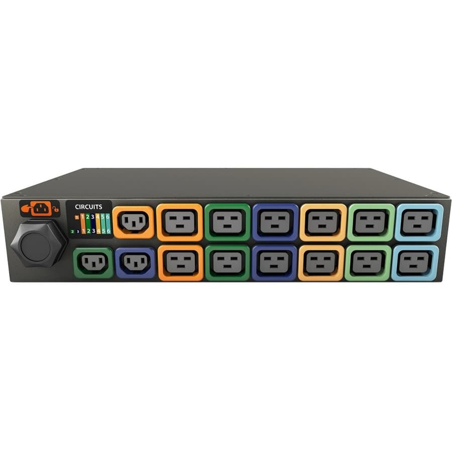 VERTIV - GEIST - MTS & BTO PDU METERED 2U 50A 208V DELTA (3)L-C13 (12)L-C19 view 2