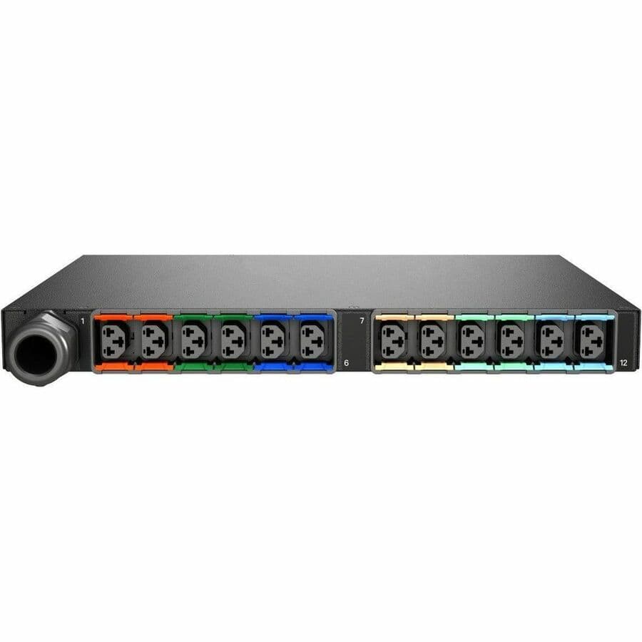 RPDU, SWITCHED UNIT LEVEL MONITORING EC, 30A, 240/415V WYE, 17.2KW, HORIZONTAL, view 2