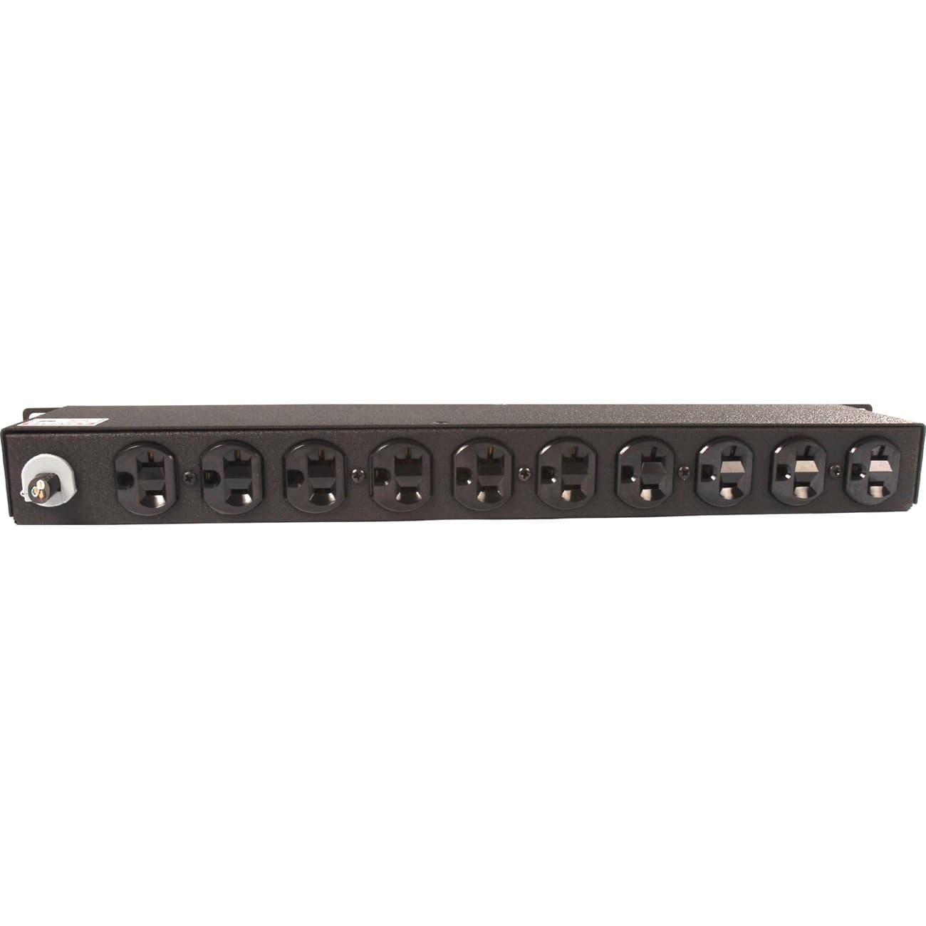 Vertiv Basic 10-outlet 1U rack-mount PDU with 20 A, 120 V input and surge protection