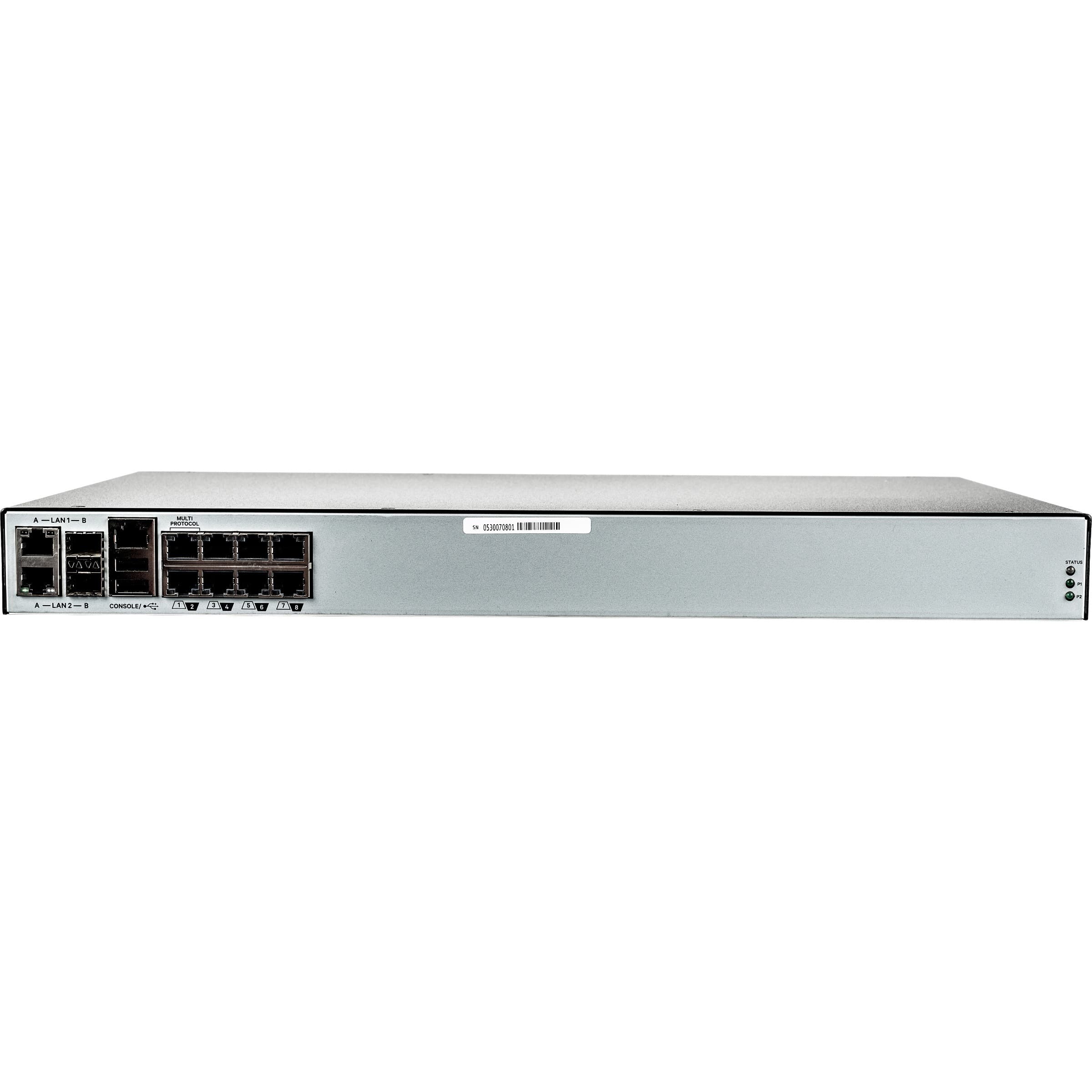 Vertiv ACS8008SDC-400 8-port console server with single DC power supply, rack mount, TAA compliant