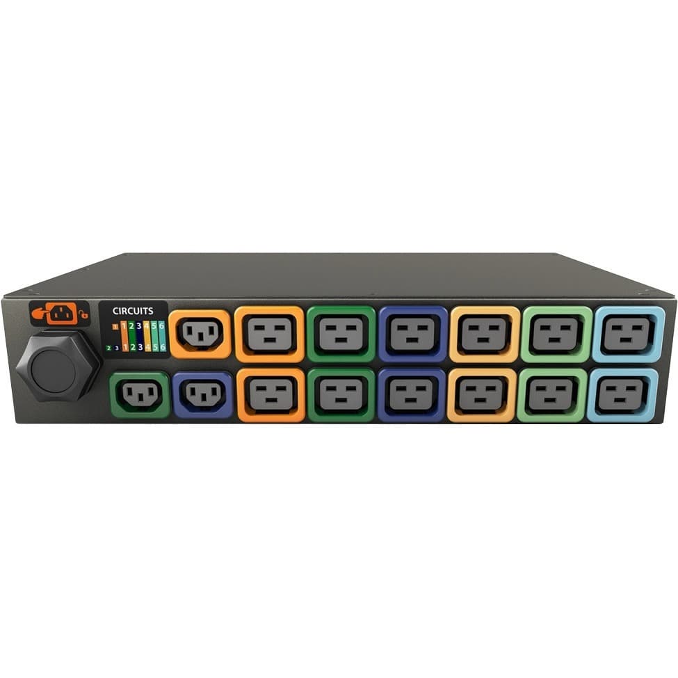 VERTIV - GEIST - MTS & BTO PDU METERED 2U 60A 208V DELTA (3)L-C13 (12)L-C19 view 4