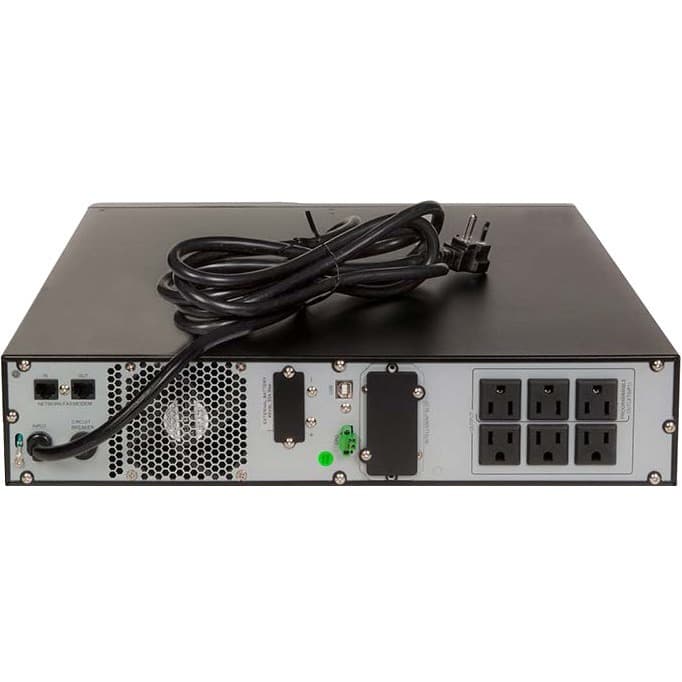 Liebert PSI5 1100 rack-mount UPS with NIC, 1,100 VA capacity, and SNMP support