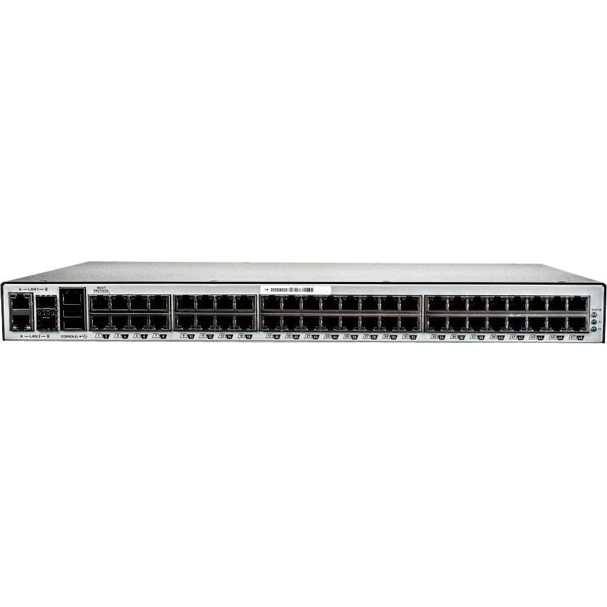 Vertiv ACS8048-NA-DAC-400 48-port console server with 4G LTE, dual AC power, desktop form factor