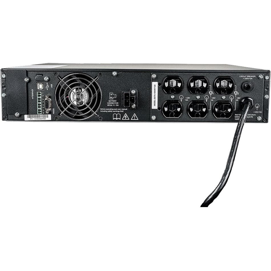 Vertiv GXT4-1000RT120 1,000 VA rack/tower UPS with rack-mount kit