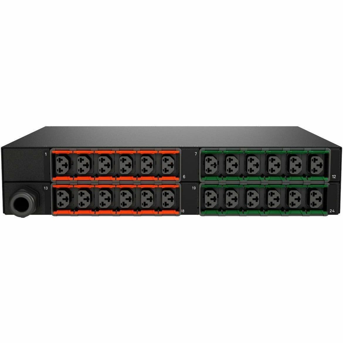 VERTIV - GEIST - CTO & ETO RPDU SWITCHED UNIT MONITORED 30 A 24 COMBINATION C13/C19 ORANGE view 4