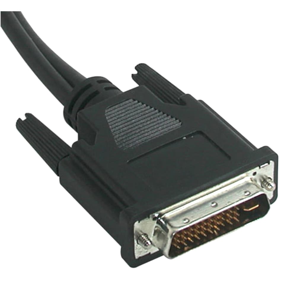 Black 3 ft power cord with NEMA 5-15P plug and IEC 60320 C13 connector