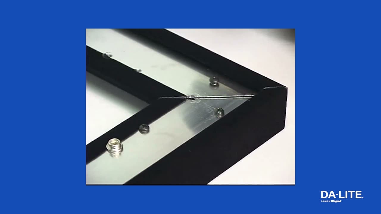 Da-Lite Cinema Contour Fixed Frame Projector Screen | Preview & Installation