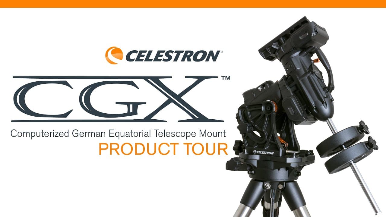 Introducing the Celestron CGX Computerized German Equatorial Telescope Mount