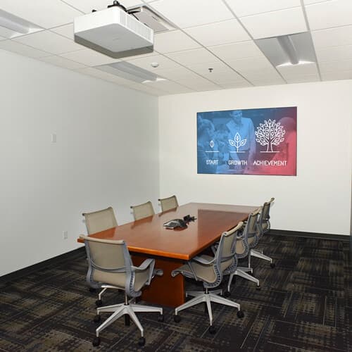 Brown traditional resin table lamp for executive desks and reception spaces