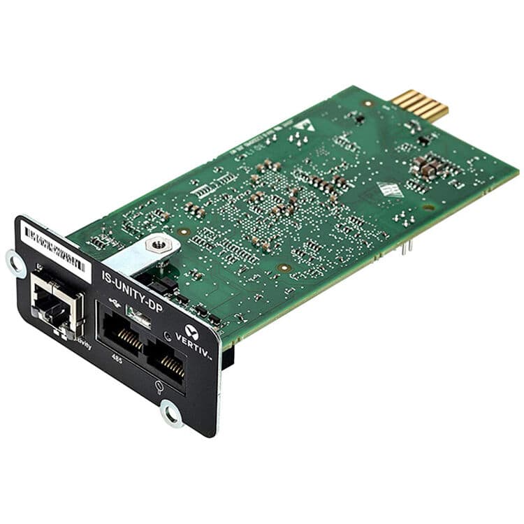 Vertiv IS-UNITY-DP Unity Comm Interface Card | SNMP, BACnet, Modbus