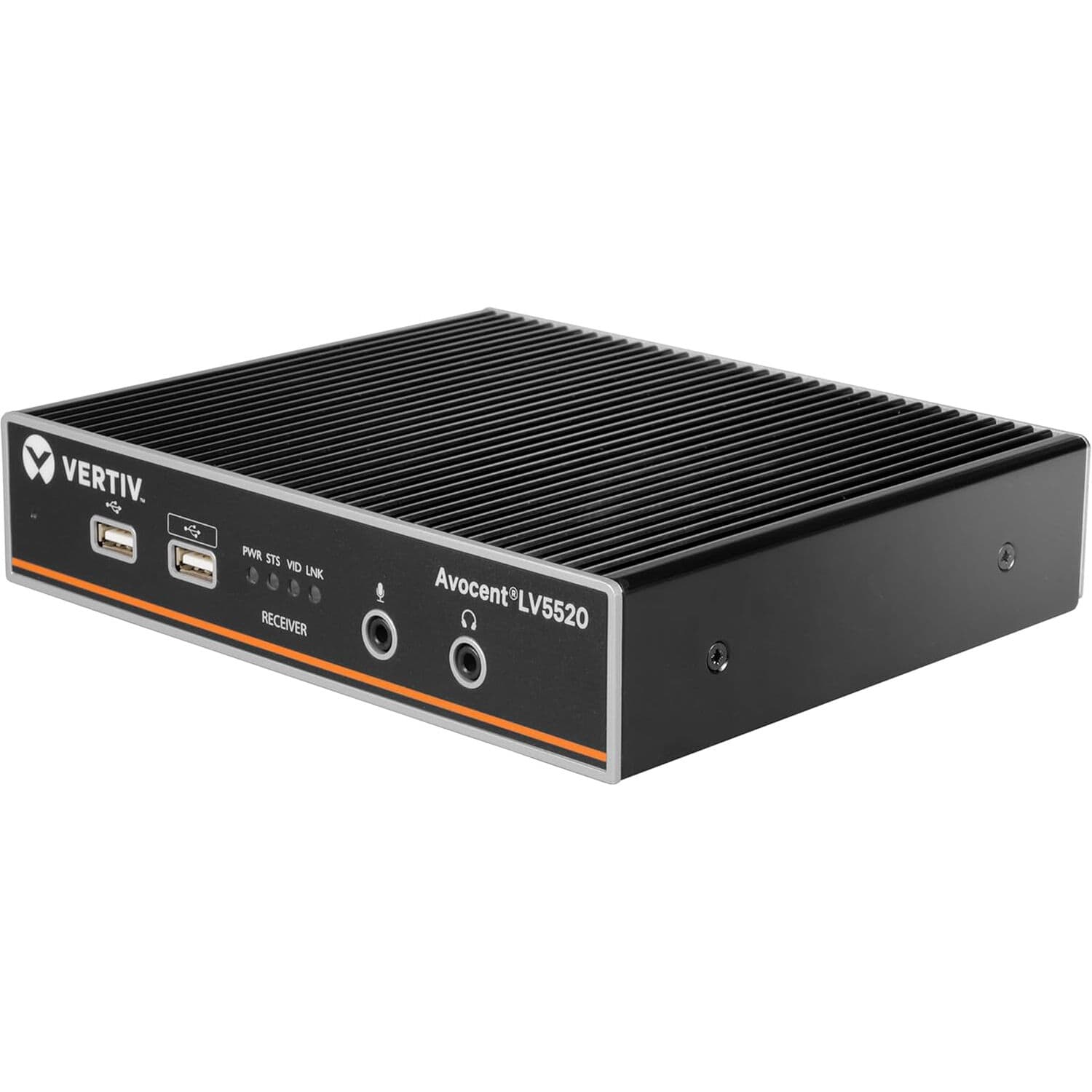 Vertiv Dual DP Extender 4K60 USB 2.0 desktop KVM extender for dual DisplayPort workstation extension