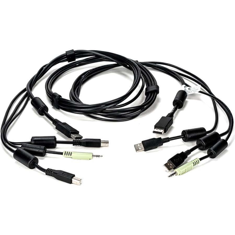 Vertiv CBL0104 6 ft DisplayPort/USB KVM Cable | KVM Switch, Enterprise
