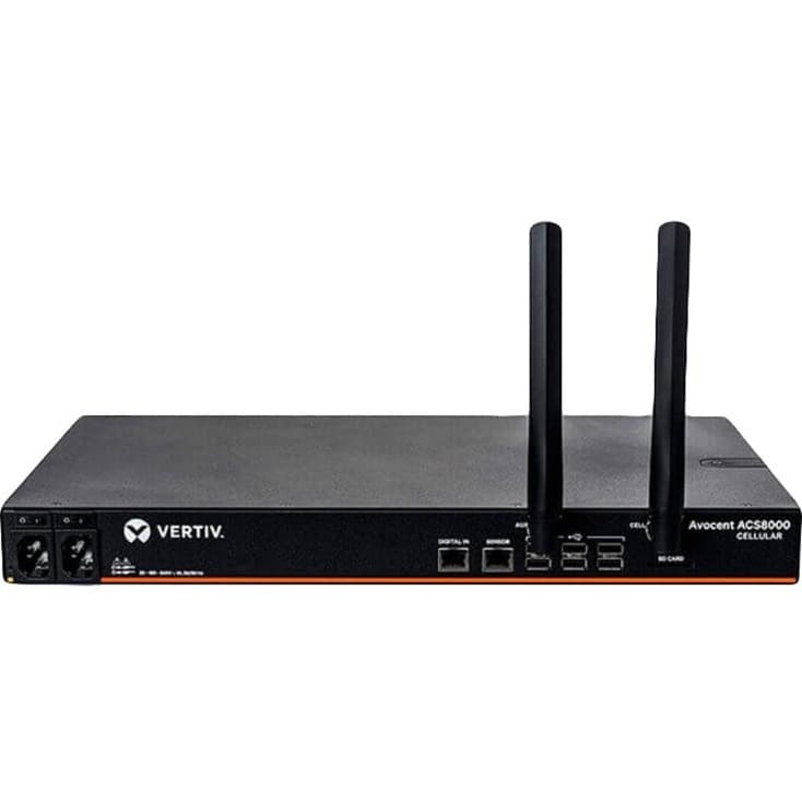 Vertiv ACS8048-NA-DAC-400 48-Port Console Server, 4G LTE | Dual AC, TAA
