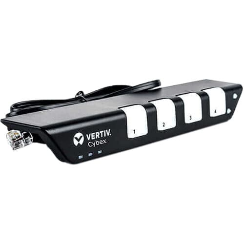 Vertiv AFP0004 4-Port Active Front Panel Remote KVM Switch | Enterprise