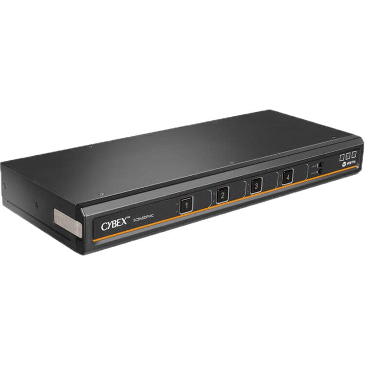 Vertiv SC845DPHC-400 Secure KVM 4-Port DP USB-C CAC | Desktop