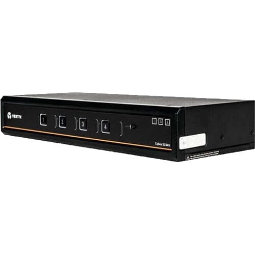 SC UNV DPH USBC KVM4Prt DD CAC Vertiv 4-Port Dual Display | Secure KVM